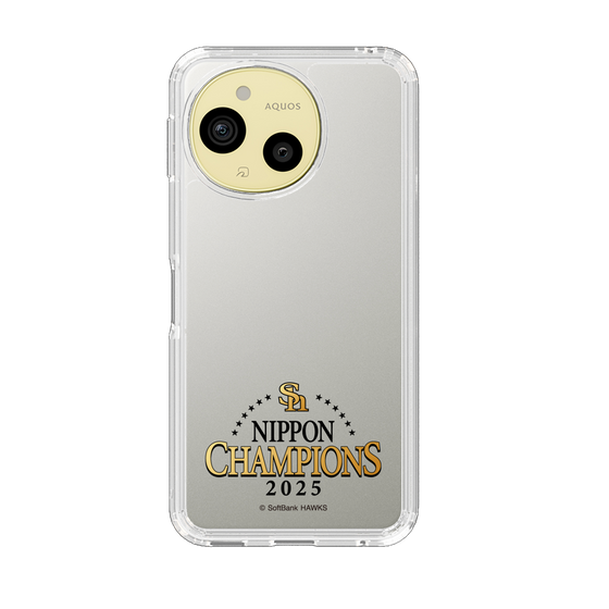 スリムプロテクションケース［ 福岡ソフトバンクホークス - NIPPON CHAMPIONS 2025 ロゴ - クリア ］