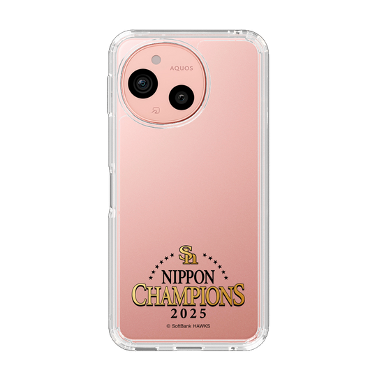 スリムプロテクションケース［ 福岡ソフトバンクホークス - NIPPON CHAMPIONS 2025 ロゴ - クリア ］