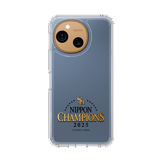 スリムプロテクションケース［ 福岡ソフトバンクホークス - NIPPON CHAMPIONS 2025 ロゴ - クリア ］