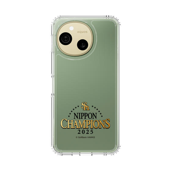 スリムプロテクションケース［ 福岡ソフトバンクホークス - NIPPON CHAMPIONS 2025 ロゴ - クリア ］