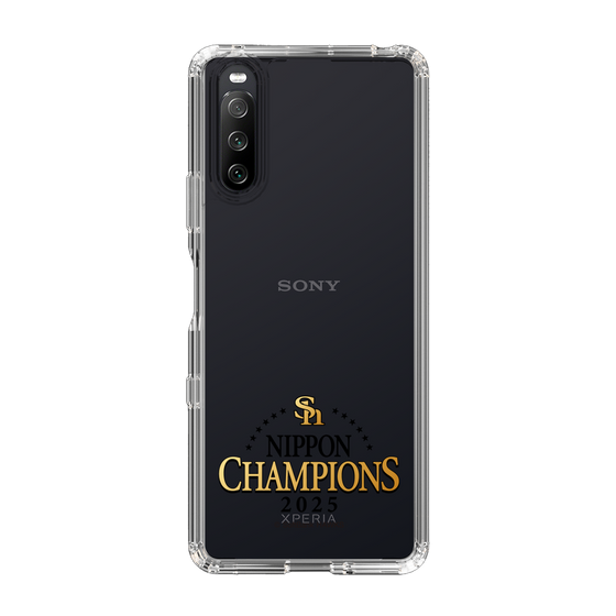 スリムプロテクションケース［ 福岡ソフトバンクホークス - NIPPON CHAMPIONS 2025 ロゴ - クリア ］