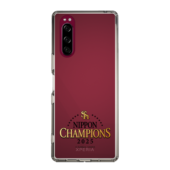 スリムプロテクションケース［ 福岡ソフトバンクホークス - NIPPON CHAMPIONS 2025 ロゴ - クリア ］