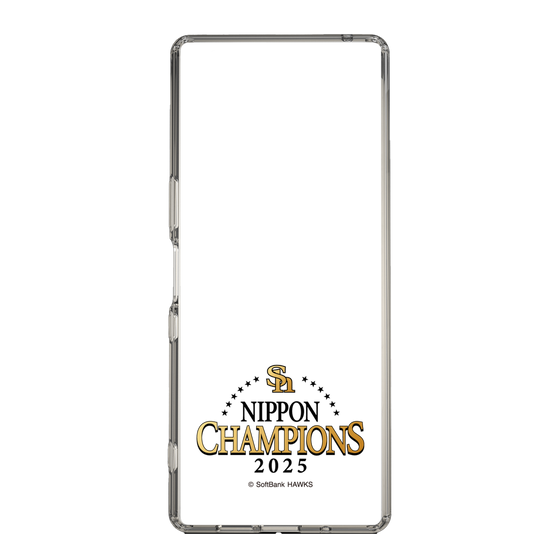 スリムプロテクションケース［ 福岡ソフトバンクホークス - NIPPON CHAMPIONS 2025 ロゴ - クリア ］