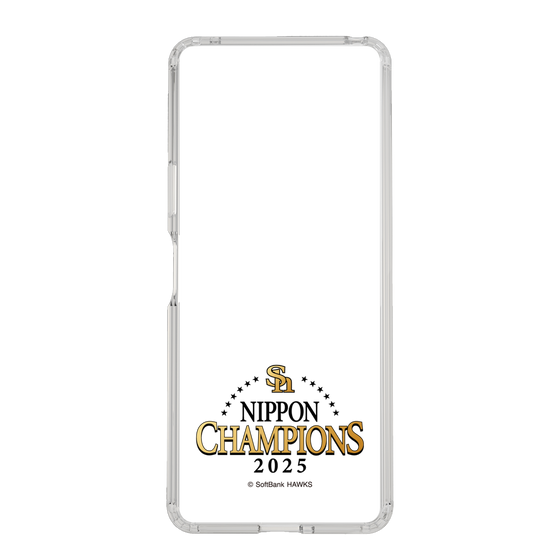 スリムプロテクションケース［ 福岡ソフトバンクホークス - NIPPON CHAMPIONS 2025 ロゴ - クリア ］