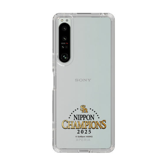 スリムプロテクションケース［ 福岡ソフトバンクホークス - NIPPON CHAMPIONS 2025 ロゴ - クリア ］