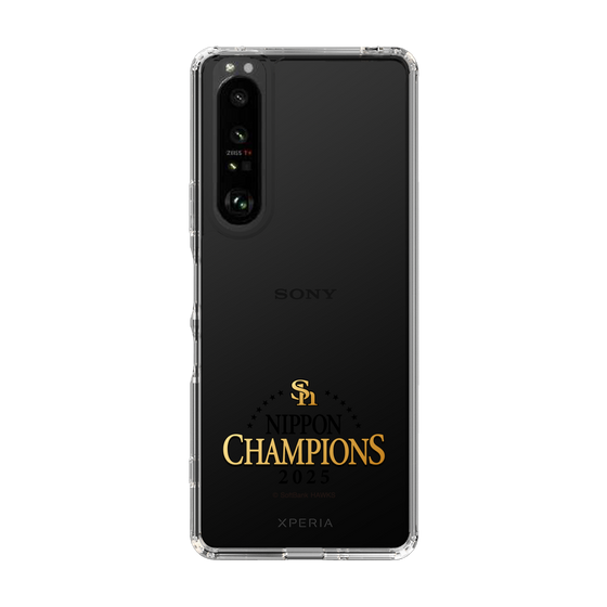 スリムプロテクションケース［ 福岡ソフトバンクホークス - NIPPON CHAMPIONS 2025 ロゴ - クリア ］
