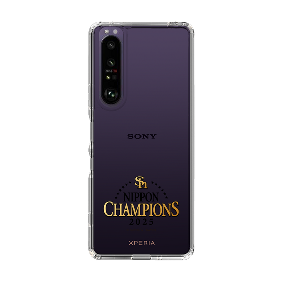 スリムプロテクションケース［ 福岡ソフトバンクホークス - NIPPON CHAMPIONS 2025 ロゴ - クリア ］