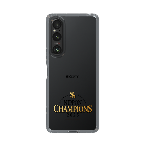 スリムプロテクションケース［ 福岡ソフトバンクホークス - NIPPON CHAMPIONS 2025 ロゴ - クリア ］