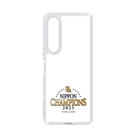 スリムプロテクションケース［ 福岡ソフトバンクホークス - NIPPON CHAMPIONS 2025 ロゴ - クリア ］