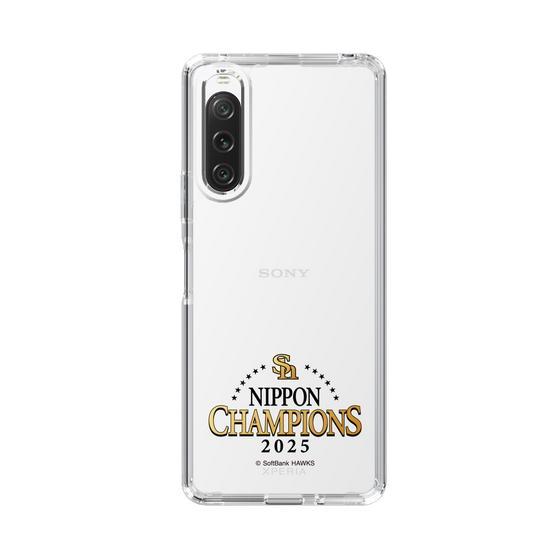 スリムプロテクションケース［ 福岡ソフトバンクホークス - NIPPON CHAMPIONS 2025 ロゴ - クリア ］