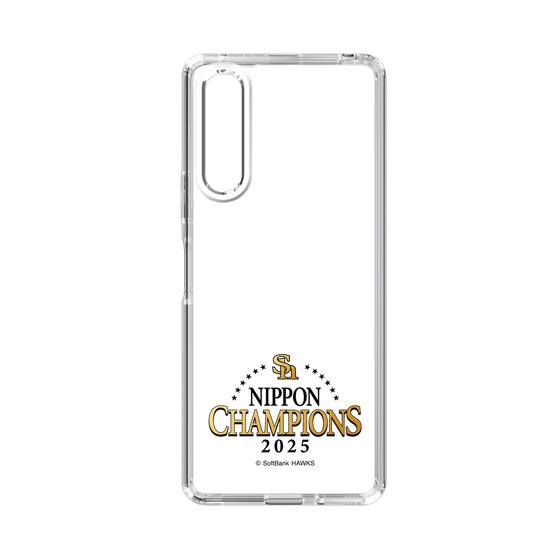 スリムプロテクションケース［ 福岡ソフトバンクホークス - NIPPON CHAMPIONS 2025 ロゴ - クリア ］