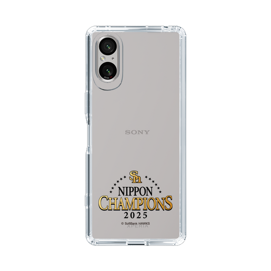 スリムプロテクションケース［ 福岡ソフトバンクホークス - NIPPON CHAMPIONS 2025 ロゴ - クリア ］