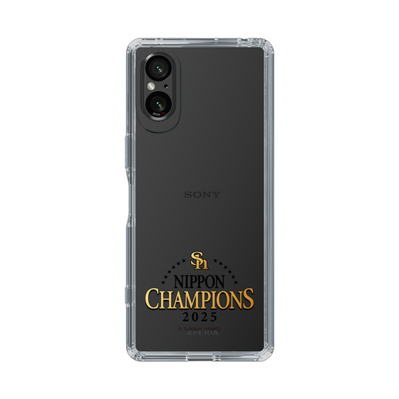 スリムプロテクションケース［ 福岡ソフトバンクホークス - NIPPON CHAMPIONS 2025 ロゴ - クリア ］
