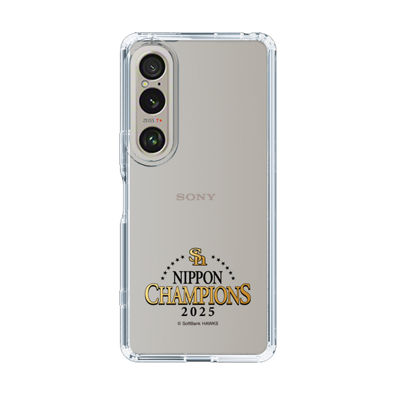 スリムプロテクションケース［ 福岡ソフトバンクホークス - NIPPON CHAMPIONS 2025 ロゴ - クリア ］