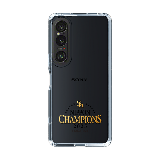 スリムプロテクションケース［ 福岡ソフトバンクホークス - NIPPON CHAMPIONS 2025 ロゴ - クリア ］