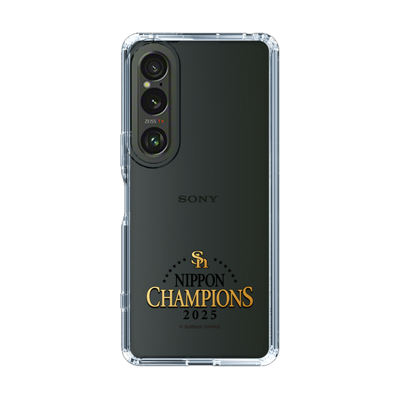 スリムプロテクションケース［ 福岡ソフトバンクホークス - NIPPON CHAMPIONS 2025 ロゴ - クリア ］
