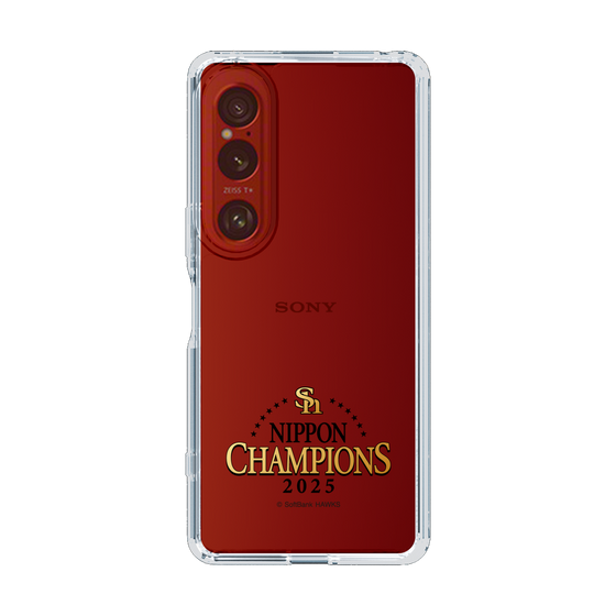 スリムプロテクションケース［ 福岡ソフトバンクホークス - NIPPON CHAMPIONS 2025 ロゴ - クリア ］