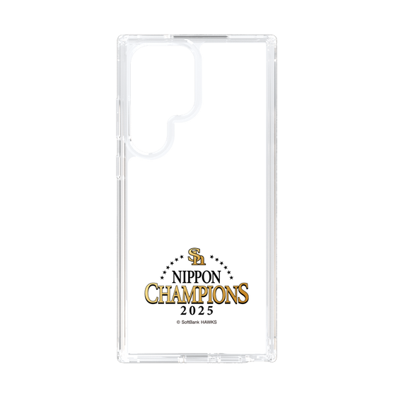 スリムプロテクションケース［ 福岡ソフトバンクホークス - NIPPON CHAMPIONS 2025 ロゴ - クリア ］