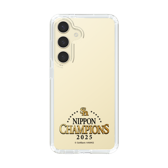 スリムプロテクションケース［ 福岡ソフトバンクホークス - NIPPON CHAMPIONS 2025 ロゴ - クリア ］