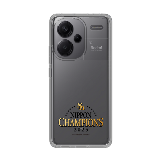 スリムプロテクションケース［ 福岡ソフトバンクホークス - NIPPON CHAMPIONS 2025 ロゴ - クリア ］