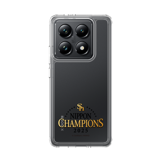 スリムプロテクションケース［ 福岡ソフトバンクホークス - NIPPON CHAMPIONS 2025 ロゴ - クリア ］