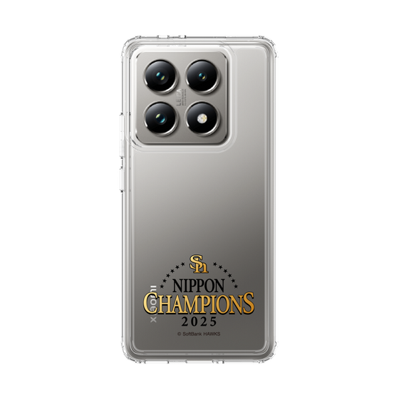 スリムプロテクションケース［ 福岡ソフトバンクホークス - NIPPON CHAMPIONS 2025 ロゴ - クリア ］