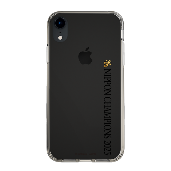 スリムプロテクションケース［ 福岡ソフトバンクホークス - NIPPON CHAMPIONS 2025 ロゴ - 縦ロゴ ］