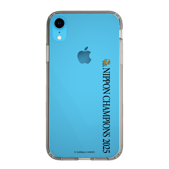 スリムプロテクションケース［ 福岡ソフトバンクホークス - NIPPON CHAMPIONS 2025 ロゴ - 縦ロゴ ］