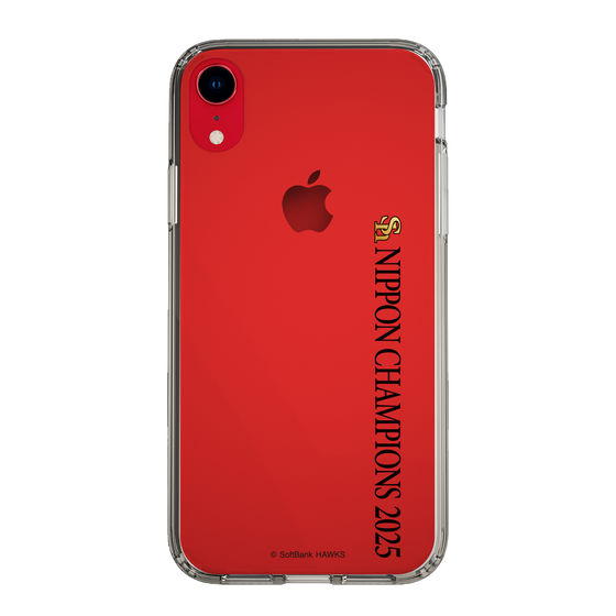 スリムプロテクションケース［ 福岡ソフトバンクホークス - NIPPON CHAMPIONS 2025 ロゴ - 縦ロゴ ］