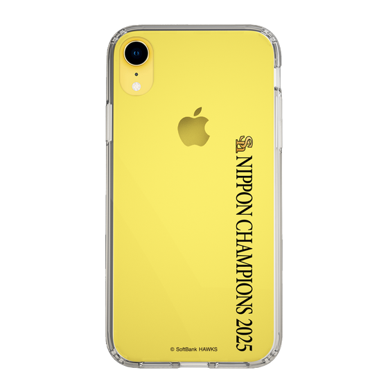 スリムプロテクションケース［ 福岡ソフトバンクホークス - NIPPON CHAMPIONS 2025 ロゴ - 縦ロゴ ］