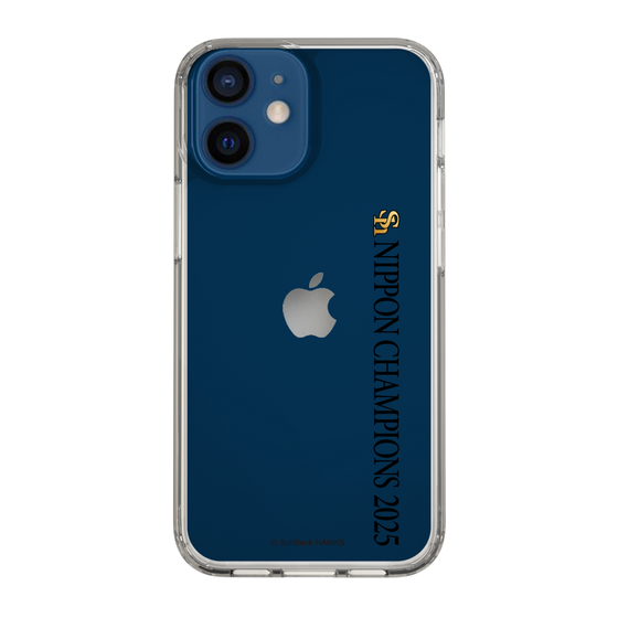 スリムプロテクションケース［ 福岡ソフトバンクホークス - NIPPON CHAMPIONS 2025 ロゴ - 縦ロゴ ］