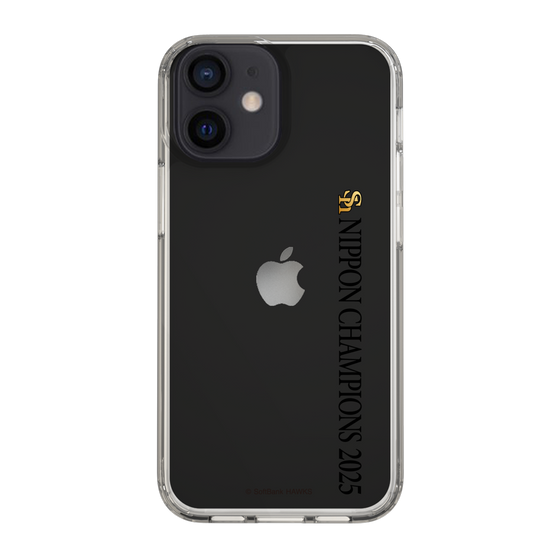 スリムプロテクションケース［ 福岡ソフトバンクホークス - NIPPON CHAMPIONS 2025 ロゴ - 縦ロゴ ］