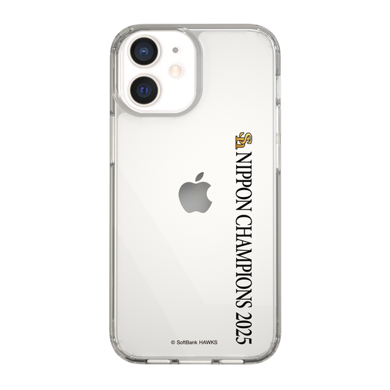 スリムプロテクションケース［ 福岡ソフトバンクホークス - NIPPON CHAMPIONS 2025 ロゴ - 縦ロゴ ］