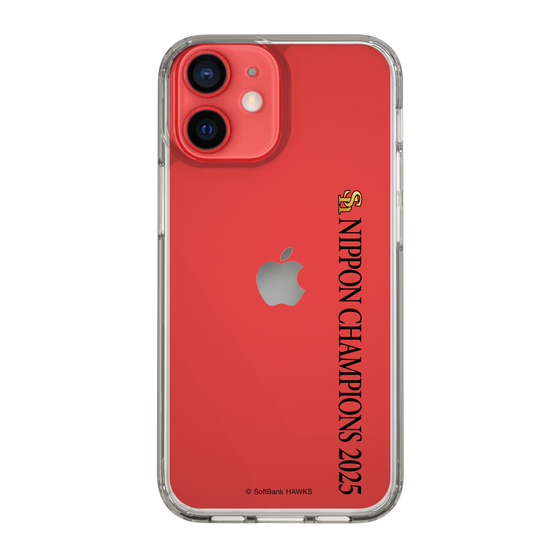 スリムプロテクションケース［ 福岡ソフトバンクホークス - NIPPON CHAMPIONS 2025 ロゴ - 縦ロゴ ］