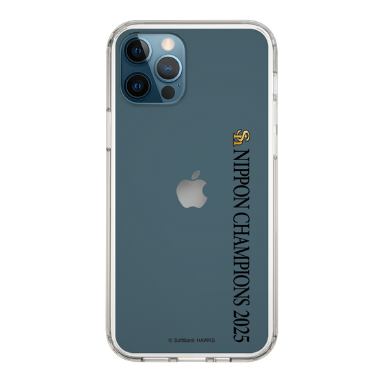 スリムプロテクションケース［ 福岡ソフトバンクホークス - NIPPON CHAMPIONS 2025 ロゴ - 縦ロゴ ］