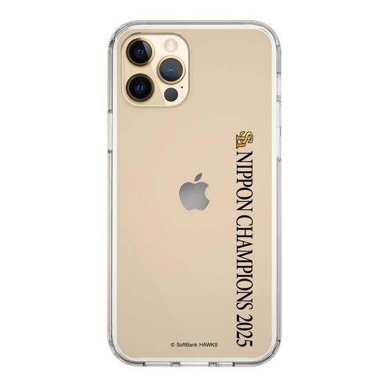 スリムプロテクションケース［ 福岡ソフトバンクホークス - NIPPON CHAMPIONS 2025 ロゴ - 縦ロゴ ］