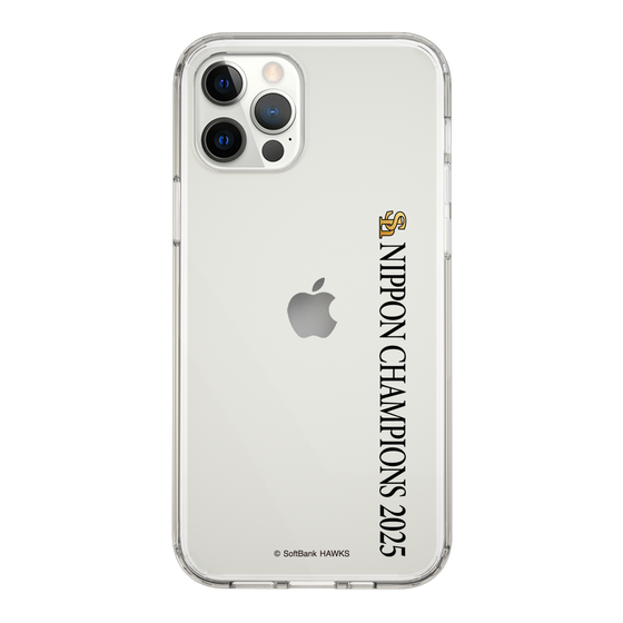 スリムプロテクションケース［ 福岡ソフトバンクホークス - NIPPON CHAMPIONS 2025 ロゴ - 縦ロゴ ］