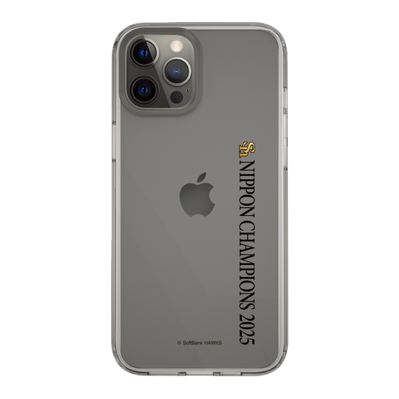 スリムプロテクションケース［ 福岡ソフトバンクホークス - NIPPON CHAMPIONS 2025 ロゴ - 縦ロゴ ］