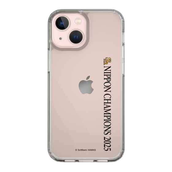 スリムプロテクションケース［ 福岡ソフトバンクホークス - NIPPON CHAMPIONS 2025 ロゴ - 縦ロゴ ］