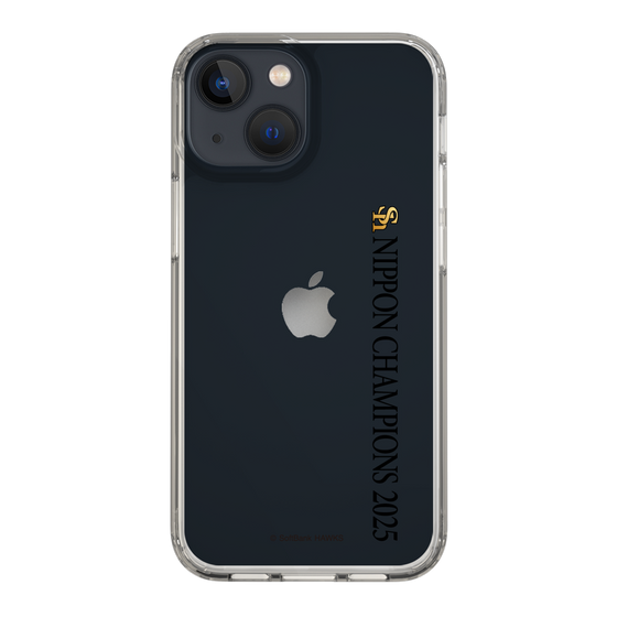 スリムプロテクションケース［ 福岡ソフトバンクホークス - NIPPON CHAMPIONS 2025 ロゴ - 縦ロゴ ］