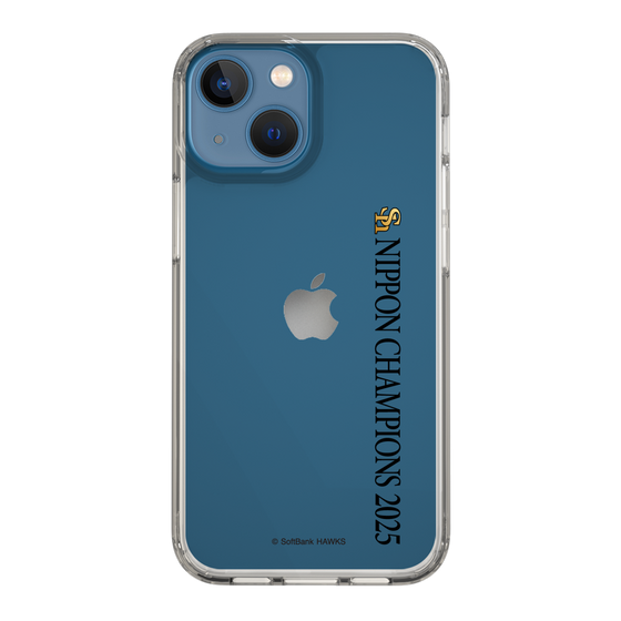 スリムプロテクションケース［ 福岡ソフトバンクホークス - NIPPON CHAMPIONS 2025 ロゴ - 縦ロゴ ］