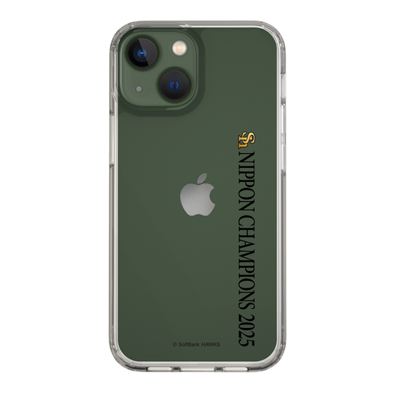 スリムプロテクションケース［ 福岡ソフトバンクホークス - NIPPON CHAMPIONS 2025 ロゴ - 縦ロゴ ］