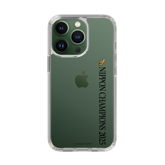 スリムプロテクションケース［ 福岡ソフトバンクホークス - NIPPON CHAMPIONS 2025 ロゴ - 縦ロゴ ］