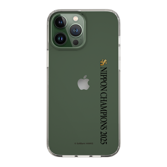 スリムプロテクションケース［ 福岡ソフトバンクホークス - NIPPON CHAMPIONS 2025 ロゴ - 縦ロゴ ］