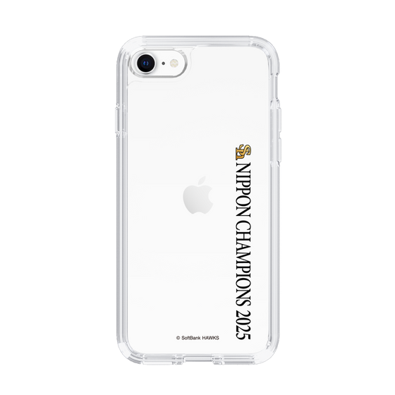 スリムプロテクションケース［ 福岡ソフトバンクホークス - NIPPON CHAMPIONS 2025 ロゴ - 縦ロゴ ］