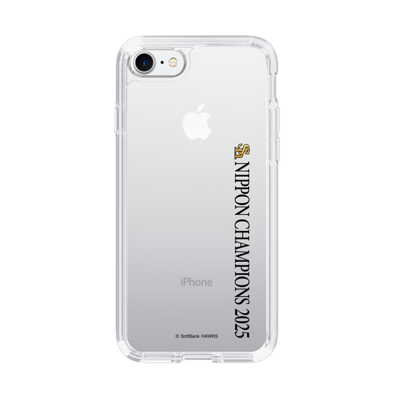 スリムプロテクションケース［ 福岡ソフトバンクホークス - NIPPON CHAMPIONS 2025 ロゴ - 縦ロゴ ］