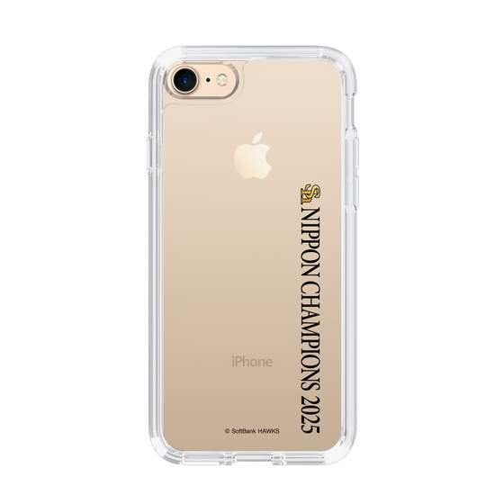 スリムプロテクションケース［ 福岡ソフトバンクホークス - NIPPON CHAMPIONS 2025 ロゴ - 縦ロゴ ］