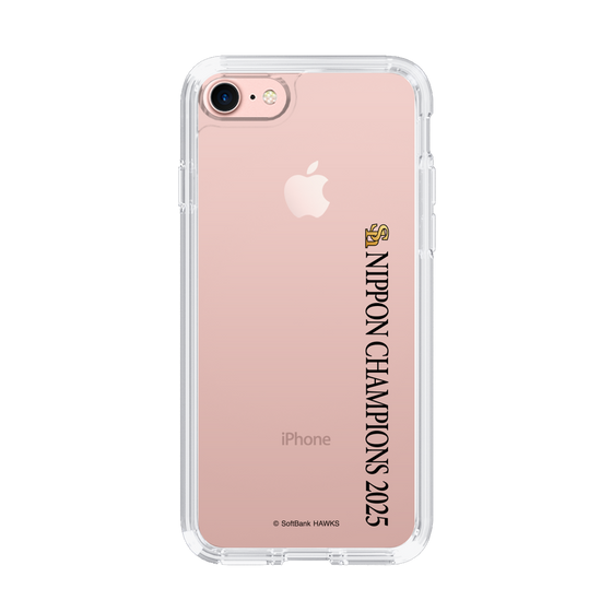 スリムプロテクションケース［ 福岡ソフトバンクホークス - NIPPON CHAMPIONS 2025 ロゴ - 縦ロゴ ］