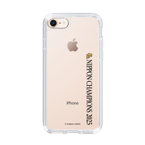 スリムプロテクションケース［ 福岡ソフトバンクホークス - NIPPON CHAMPIONS 2025 ロゴ - 縦ロゴ ］