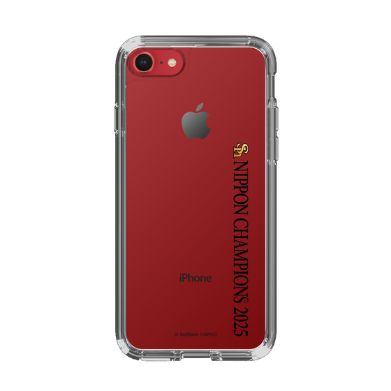 スリムプロテクションケース［ 福岡ソフトバンクホークス - NIPPON CHAMPIONS 2025 ロゴ - 縦ロゴ ］